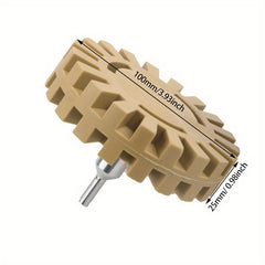 4" Car Pneumatic Rubber Eraser Wheel Pad Polishing Disc