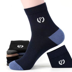 Men's Mid Calf Socks Letter P Sports Socks