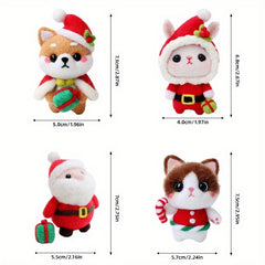 4pc Wool Needle Felting Kit for Beginners DIY Animal Craft Material P