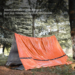 Portable Emergency Tent Sleeping Bag Warm First Aid Blanket Single Layer