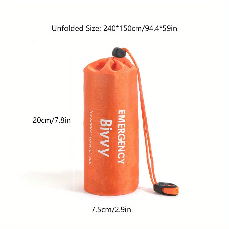 Portable Emergency Tent Sleeping Bag Warm First Aid Blanket Single Layer