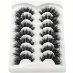 7 Pairs Faux Mink Fluffy False Eyelashes