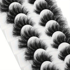 7 Pairs Faux Mink Fluffy False Eyelashes