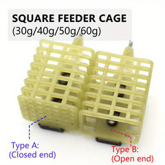 1pc Carp Fishing Lead Sinker Bait Cage Feeder Groundbait Lure Basket