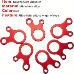 2pcs Wind Rope Cord Adjuster Buckles for Outdoor Camping Hiking Backpacking