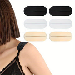 3 Pairs Silicone Shoulder Pads Non-slip Adhesive Bra Cushions