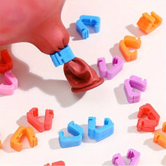 100 Plastic Balloon Arch Ring Buckles Birthday Wedding Halloween Party
