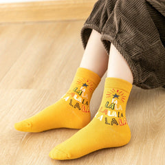 5 Pairs Kids Cotton Christmas Socks
