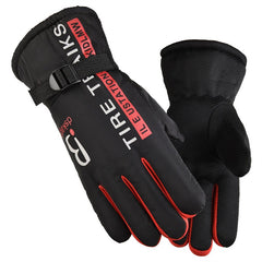 Winter Warm Gloves Thickened Cotton Gloves Outdoor Cycling Ski Gloves