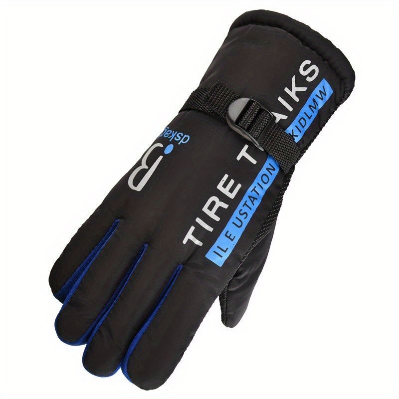Winter Warm Gloves Thickened Cotton Gloves Outdoor Cycling Ski Gloves