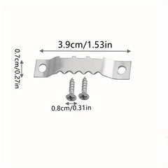 100pc Serrated Hook, 200pc Screw Hook Assembly Set w/ Small Screw