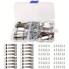 100pc Serrated Hook, 200pc Screw Hook Assembly Set w/ Small Screw