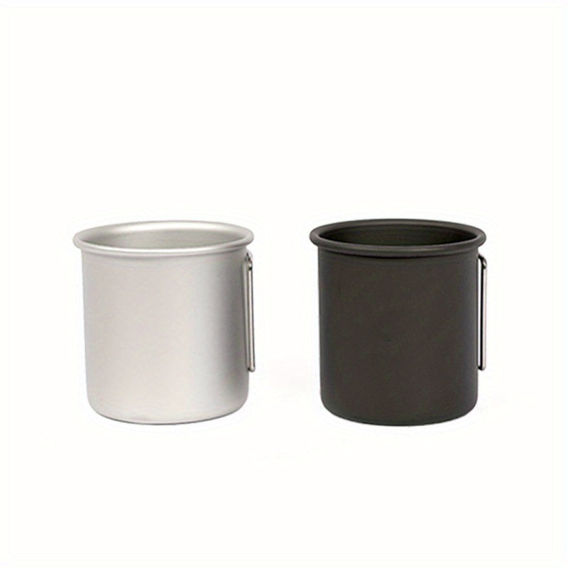 2pcs Collapsible Aluminum Camping Mugs