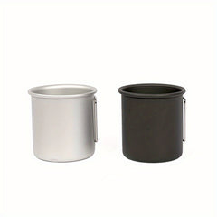 2pcs Collapsible Aluminum Camping Mugs