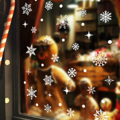 3pcs Christmas Snowflake Stickers for Festive Window Decor