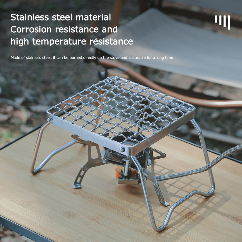 Portable Campfire Grill Stainless Steel Camping Grate