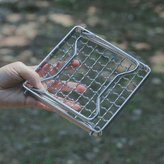 Portable Campfire Grill Stainless Steel Camping Grate