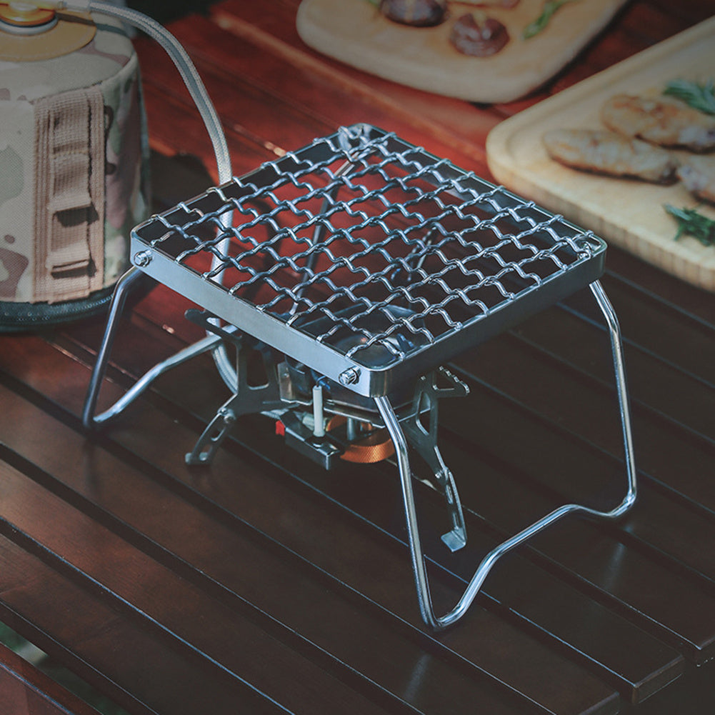 Portable Campfire Grill Stainless Steel Camping Grate