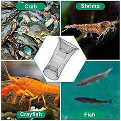 1pc Fishing Bait Trap Crab Trap Collapsible Casting Net