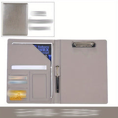 A4 Conference Folder Soft Faux Leather Portfolio Organiser