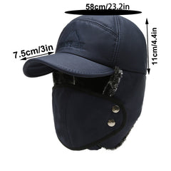 Thickened Velvet Trapper Hat Windproof Warm Hat