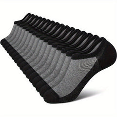 4 Pairs Men's Low Cut Ankle Socks Casual Cotton Socks