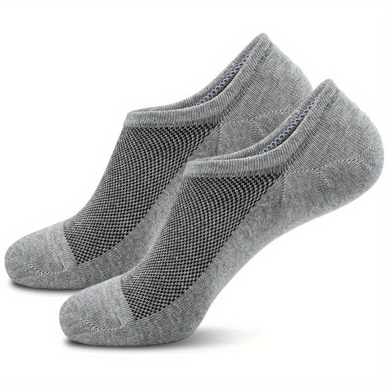 4 Pairs Men's Low Cut Ankle Socks Casual Cotton Socks