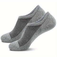 4 Pairs Men's Low Cut Ankle Socks Casual Cotton Socks