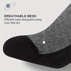 4 Pairs Men's Low Cut Ankle Socks Casual Cotton Socks