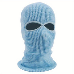 Balaclava Hat Knitted Warm Head Cover For Winter Outdoor Ski Hat