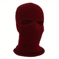 Balaclava Hat Knitted Warm Head Cover For Winter Outdoor Ski Hat