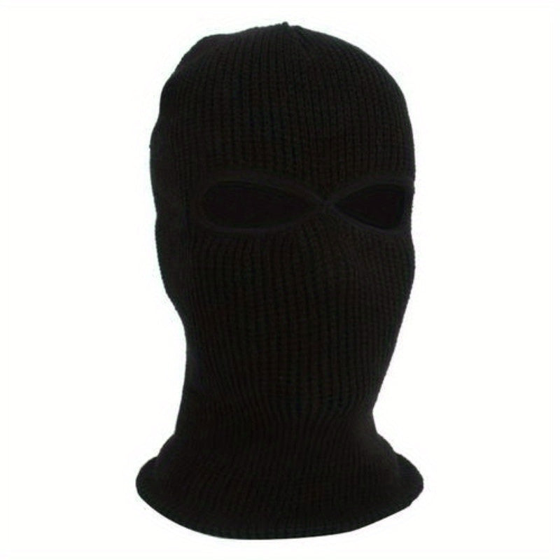 Balaclava Hat Knitted Warm Head Cover For Winter Outdoor Ski Hat