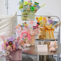 Embossed Flower Bag 3D Design Tote for Retail Supermarket