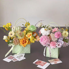 Embossed Flower Bag 3D Design Tote for Retail Supermarket