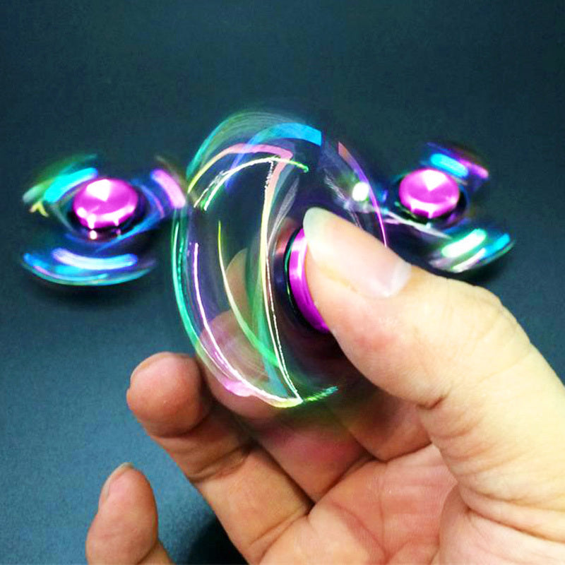 Colorful Fidget Spinner Metal Hand Spinner For Adults Anxiety Relief Toy