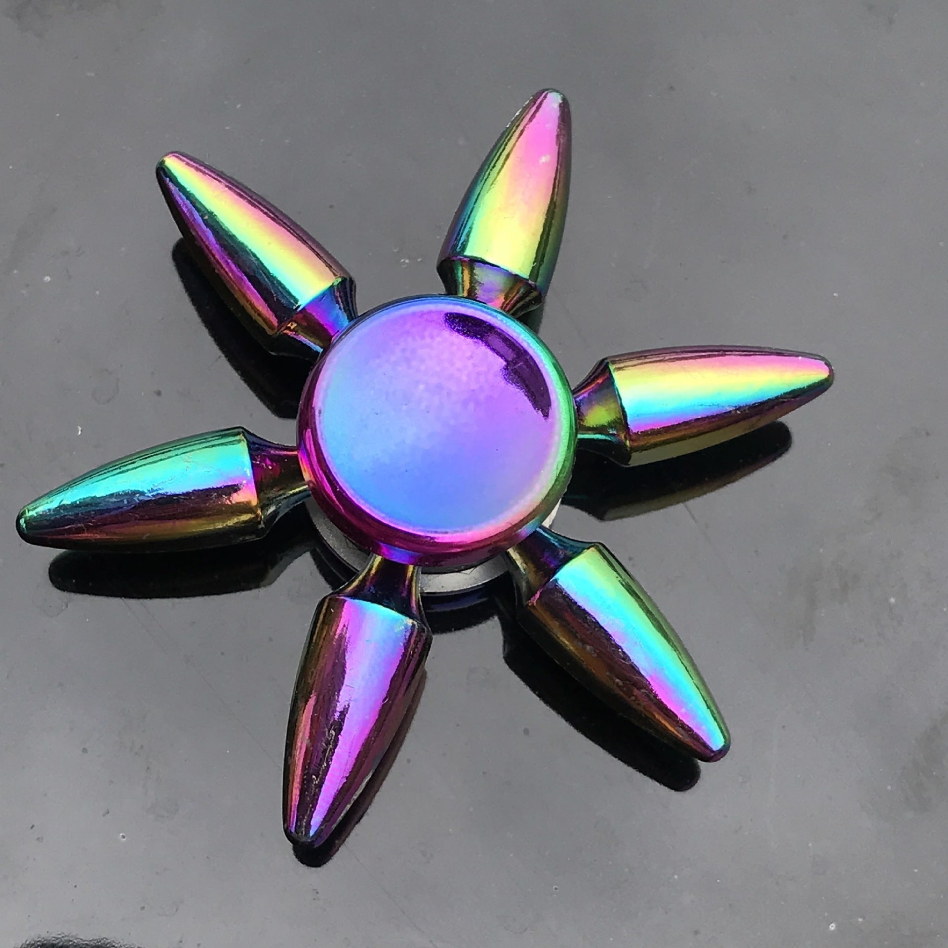 Colorful Fidget Spinner Metal Hand Spinner For Adults Anxiety Relief Toy