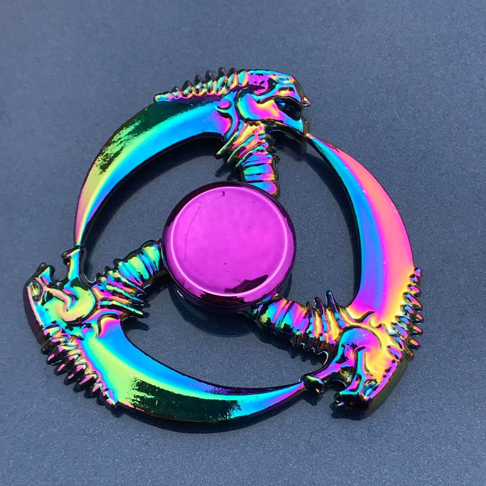 Colorful Fidget Spinner Metal Hand Spinner For Adults Anxiety Relief Toy