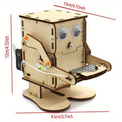 DIY Coin-Eating Robot Kit for Kids
