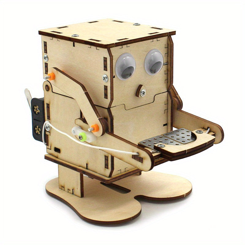 DIY Coin-Eating Robot Kit for Kids