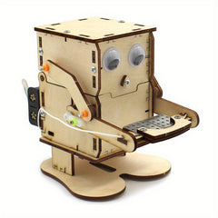 DIY Coin-Eating Robot Kit for Kids