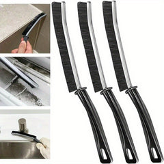 3pcs Gap Cleaning Brush Door Window Track Bathroom Dead Corners Deep Cleaner
