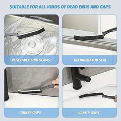 3pcs Gap Cleaning Brush Door Window Track Bathroom Dead Corners Deep Cleaner
