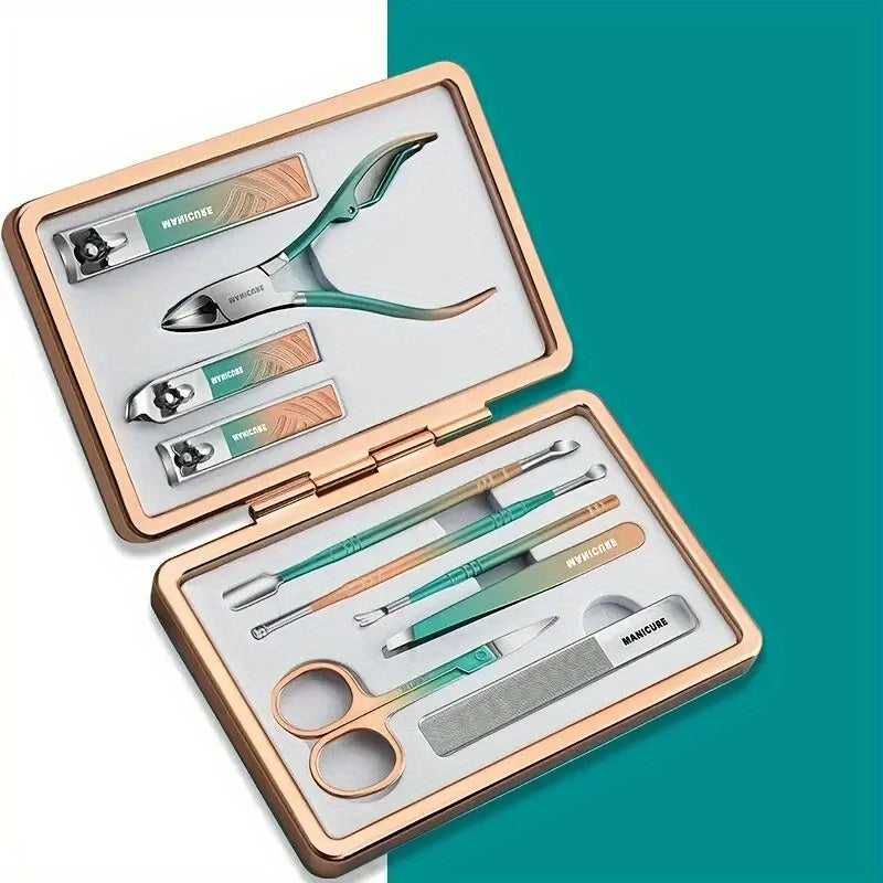 10pcs Nail Clippers Fingernail Toenail Cutter Manicure Tool