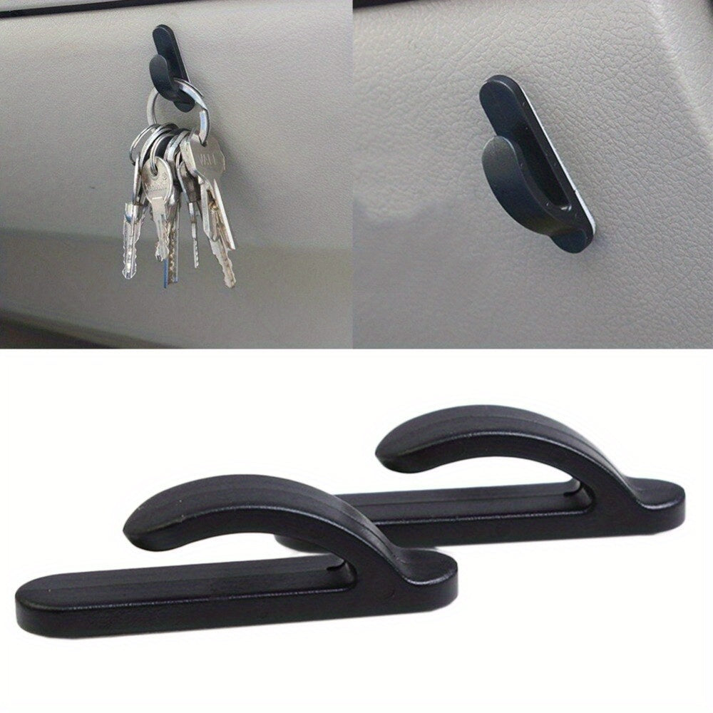 20pcs Plastic Mini Hook Adhesive Car Organizer Holder