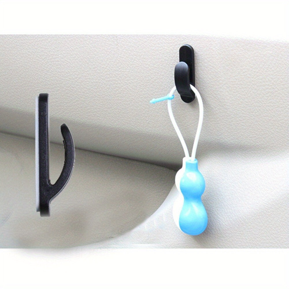 20pcs Plastic Mini Hook Adhesive Car Organizer Holder