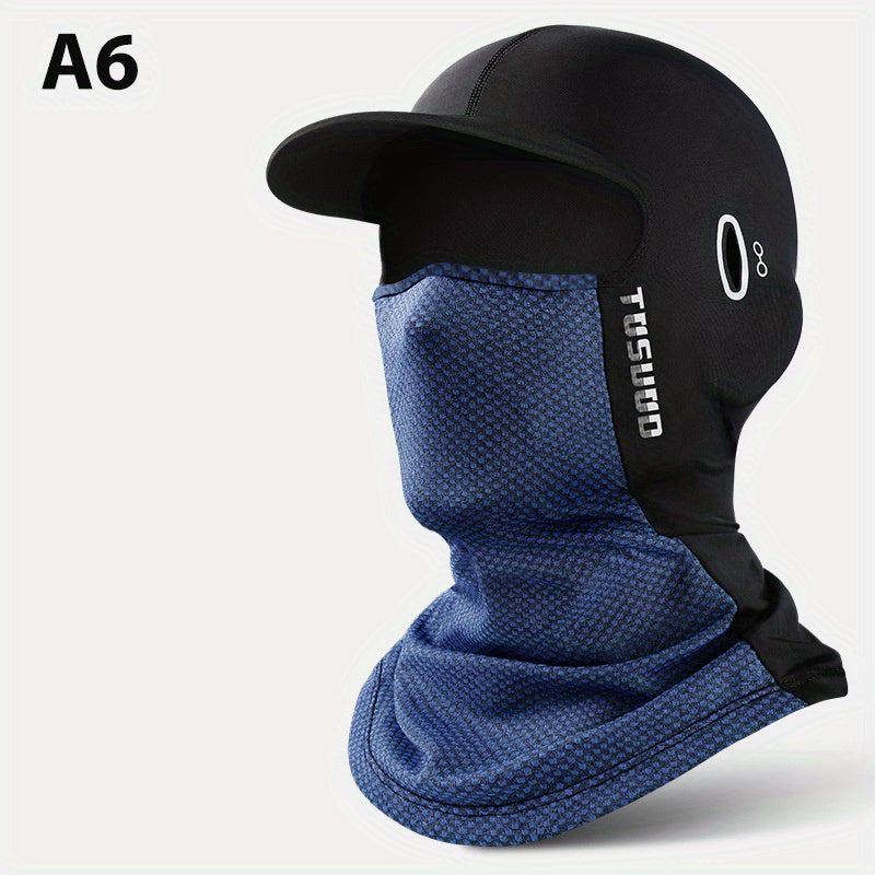 Summer Breathable Balaclava Full Face Mask Scarf Hiking Hat Cycling Hat
