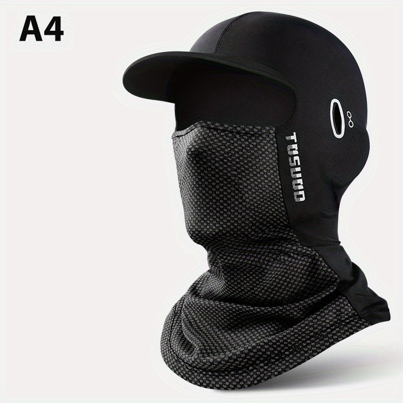 Summer Breathable Balaclava Full Face Mask Scarf Hiking Hat Cycling Hat