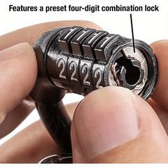 Bicycle Lock Road Bike Mountain Bike Password Wire Ring Lock Cycling Accessories