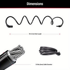 Bicycle Lock Road Bike Mountain Bike Password Wire Ring Lock Cycling Accessories