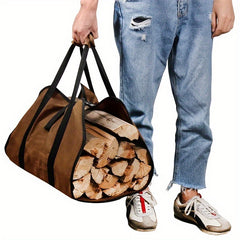 Durable Firewood Storage Handbag for Camping